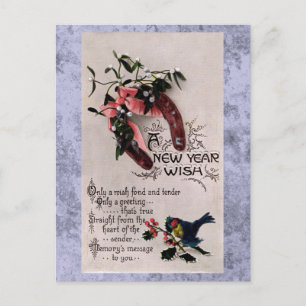 A New Year Wish Holiday Postcard