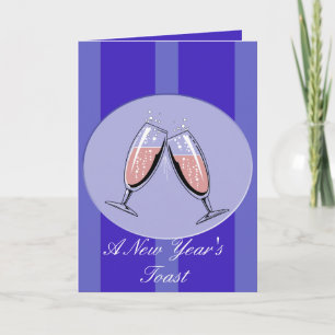 A New Year's Toast Holiday Card