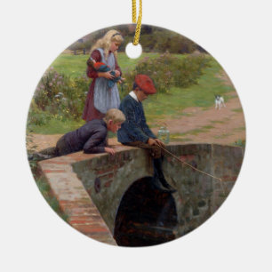 A Nibble, 1914 (oil on panel) Ceramic Tree Decoration