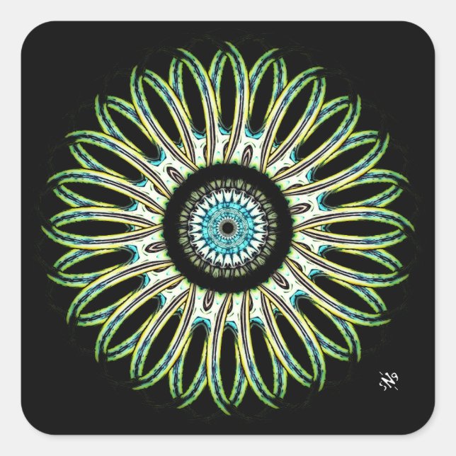 A nice round thing vC1 Square Sticker (Front)