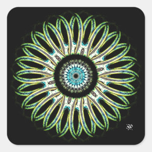 A nice round thing vC1bg Square Sticker