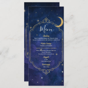 A Night Among The Stars Celestial Skies Menu
