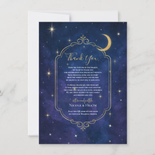 A Night Among The Stars Celestial Skies Wedding Invitation