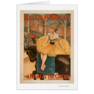 A Night at the Circus Theatrical Play Poster