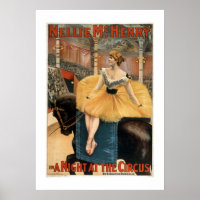 A Night at the Circus Vintage Theatre Poster