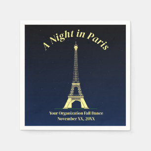 A Night in Paris Napkin