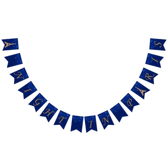 A Night In Paris Party Bunting Banner (All)