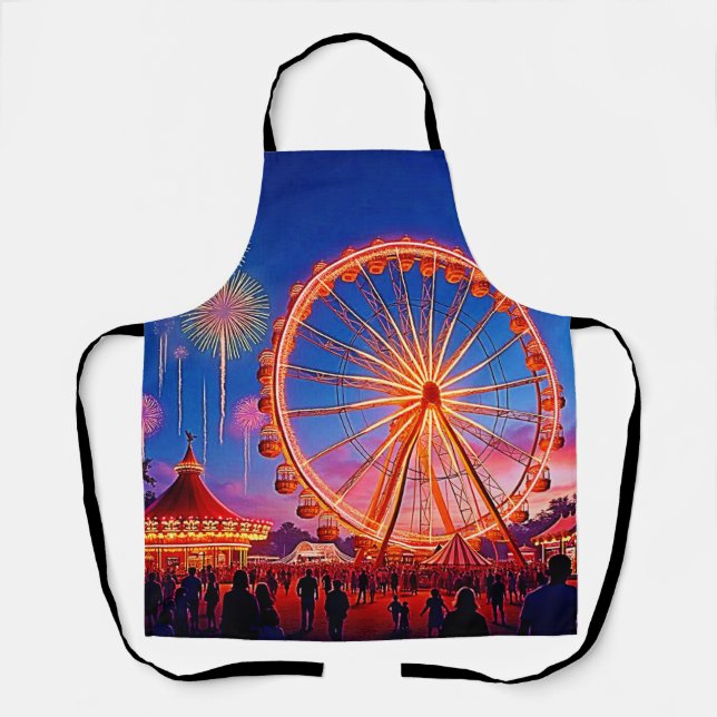 A Night of Festive Lights Design Apron (Front)