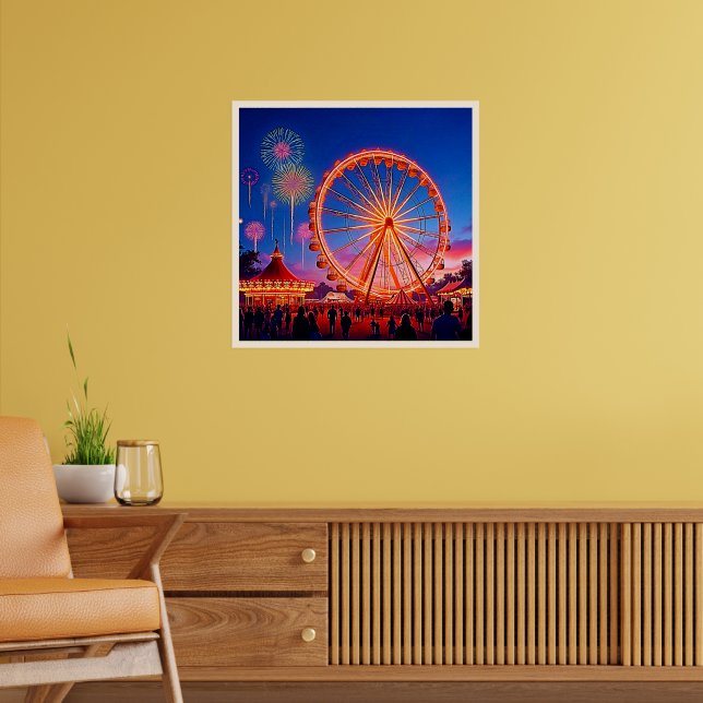 A Night of Festive Lights Design Poster (Living Room 2)