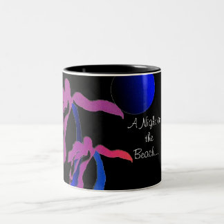 A Night on the Beach Two-Tone Coffee Mug