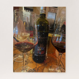 A Night Out in Rome, Wine for Three! Jigsaw Puzzle