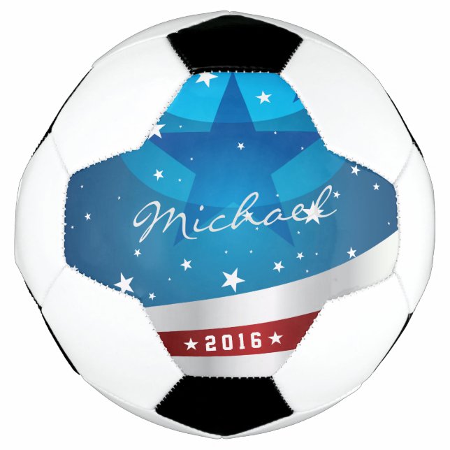 A Night Sky in America - American Flag Soccer Ball (Front)