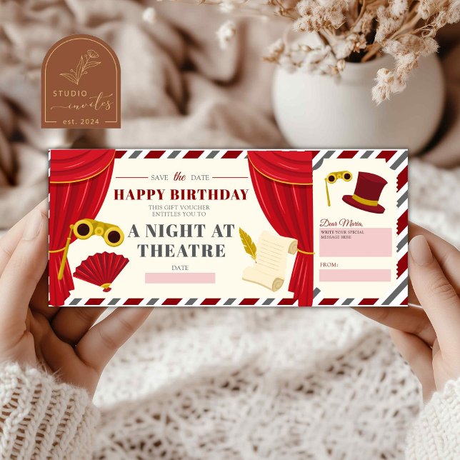A Night Theatre Birthday Gift Voucher (Creator Uploaded)