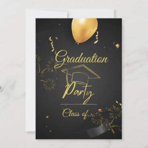 A NIGHT TO REMEMBER: SPECTACULAR GRADUATION PARTY INVITATION
