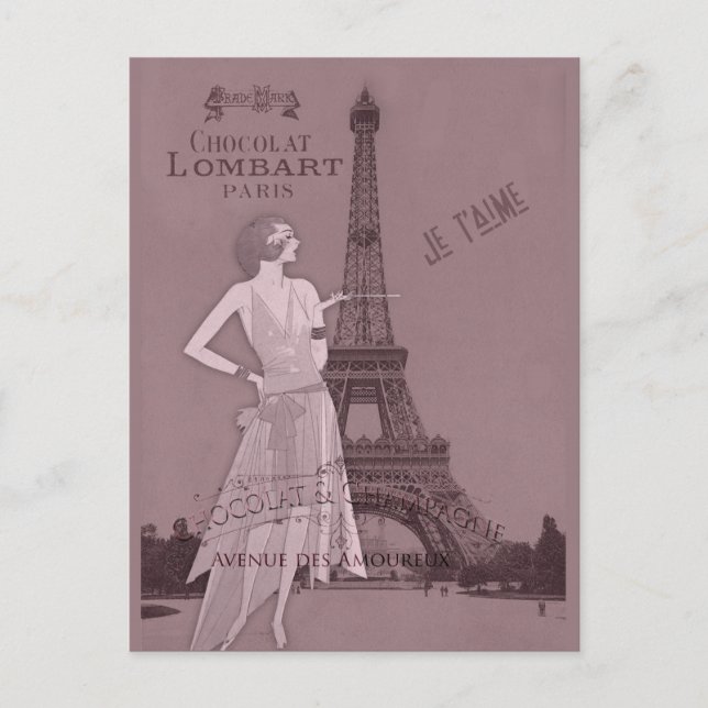 A Night to Remember Valentine Holiday Postcard (Front)