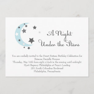 A Night Under the Stars Invitation
