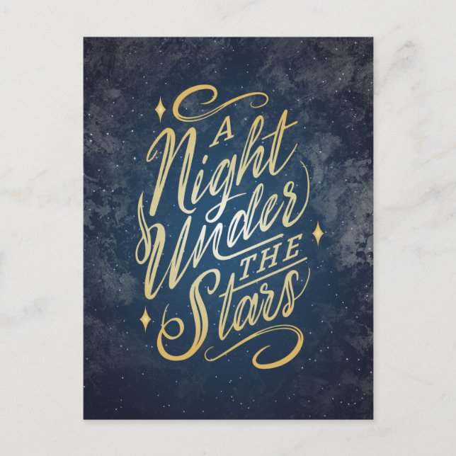 A Night Under the Stars Postcard (Front)