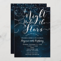 A NIGHT UNDER THE STARS Starry Blue Skies