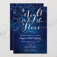 A NIGHT UNDER THE STARS Starry Bright Blue Sky