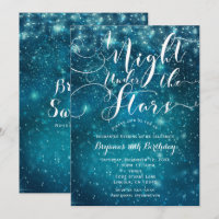 A NIGHT UNDER THE STARS Starry Light Blue Sky