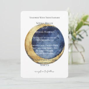 A Night Under the Stars Wedding Invitation