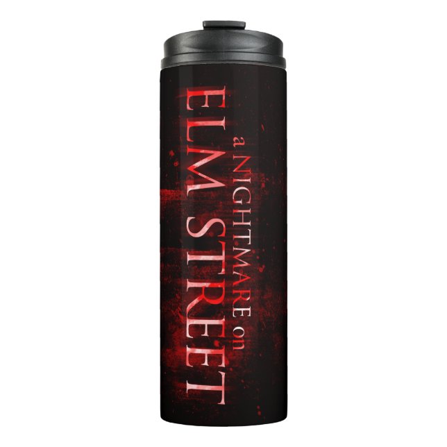 A Nightmare on Elm Street | Bloody Text Thermal Tumbler (Front)