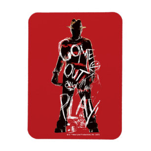 A Nightmare on Elm Street Come Out and Play Magnet