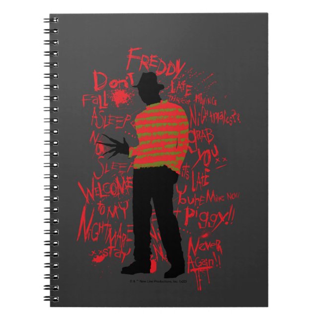 A Nightmare on Elm Street | Don't Fall Asleep Notebook (Front)
