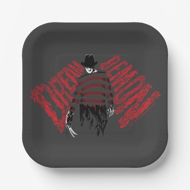A Nightmare on Elm Street | Dream Demon Freddy Paper Plate (Front)