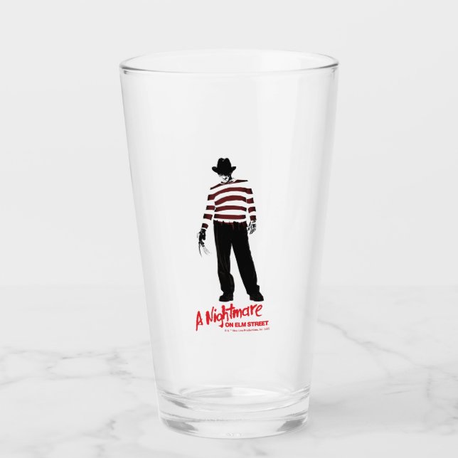 A Nightmare on Elm Street | Freddy Krueger Glass (Front)