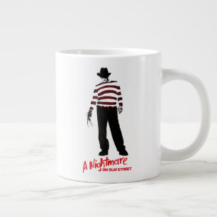 A Nightmare on Elm Street   Freddy Krueger Large Coffee Mug