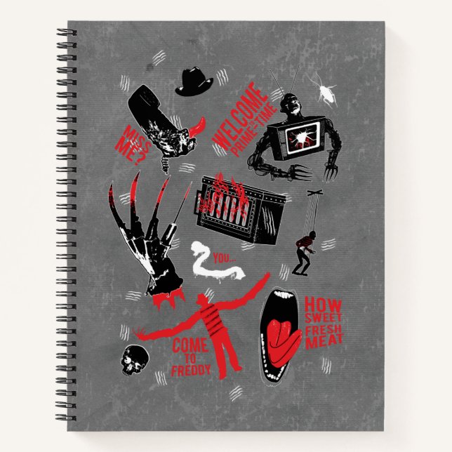 A Nightmare on Elm Street | Freddy Krueger Talk Notebook (Front)