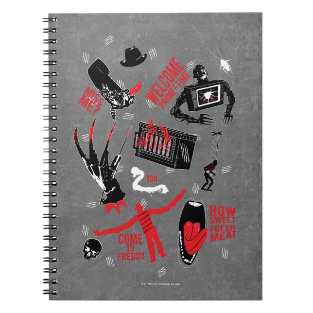A Nightmare on Elm Street | Freddy Krueger Talk Notebook (Front)