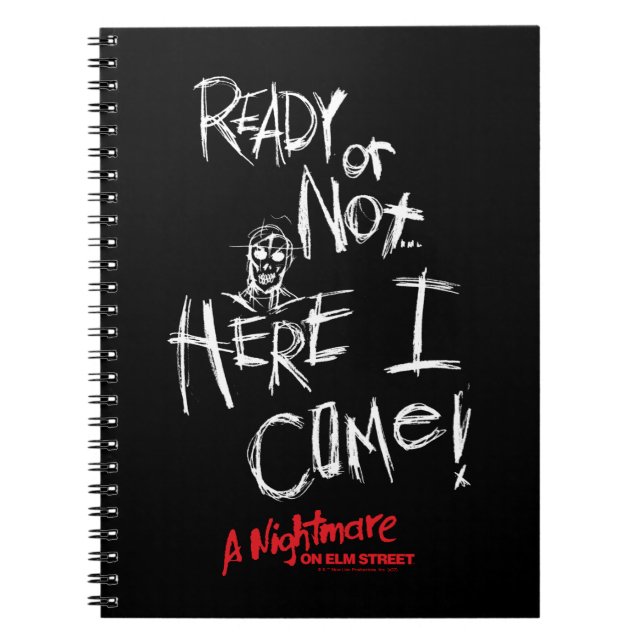 A Nightmare on Elm Street | Here I Come Notebook (Front)