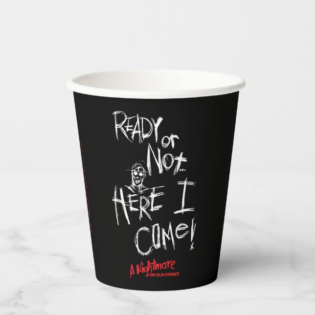 A Nightmare on Elm Street | Here I Come Paper Cups (Front)