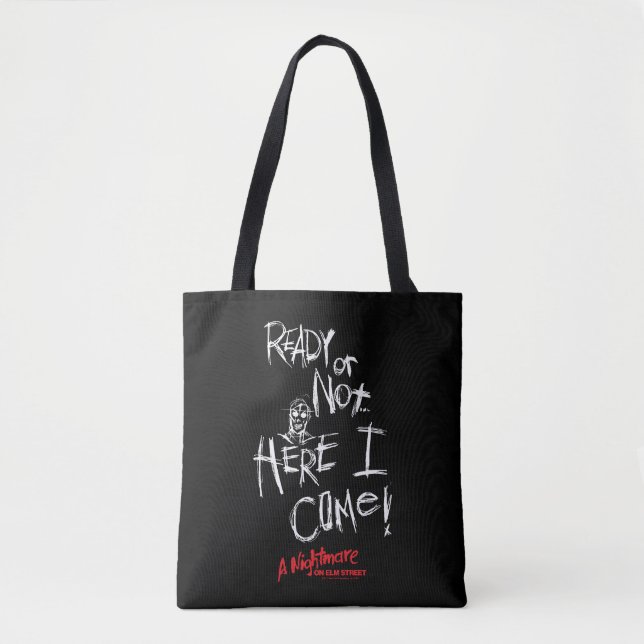 A Nightmare on Elm Street | Here I Come Tote Bag (Front)
