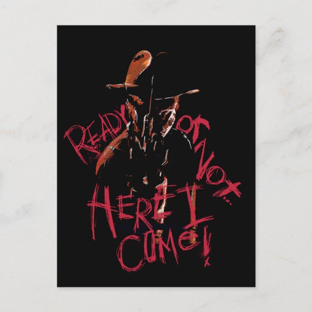 A Nightmare on Elm Street | Ready or Not Holiday Postcard (Front)
