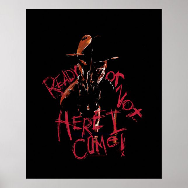 A Nightmare on Elm Street | Ready or Not Poster (Front)