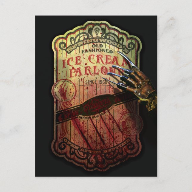 A Nightmare on Elm Street | Springwood's Ice Cream Holiday Postcard (Front)