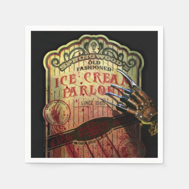 A Nightmare on Elm Street | Springwood's Ice Cream Napkin (Front)