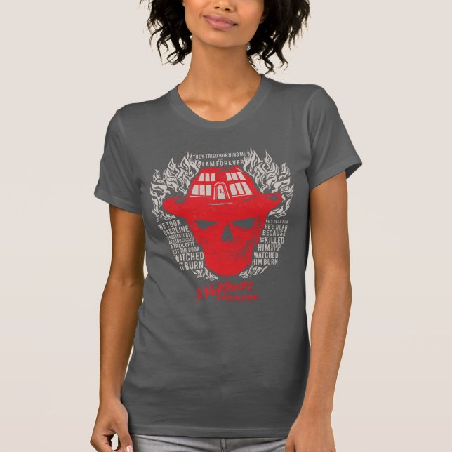 A Nightmare on Elm Street | They Tried To Burn Me T-Shirt (Front)