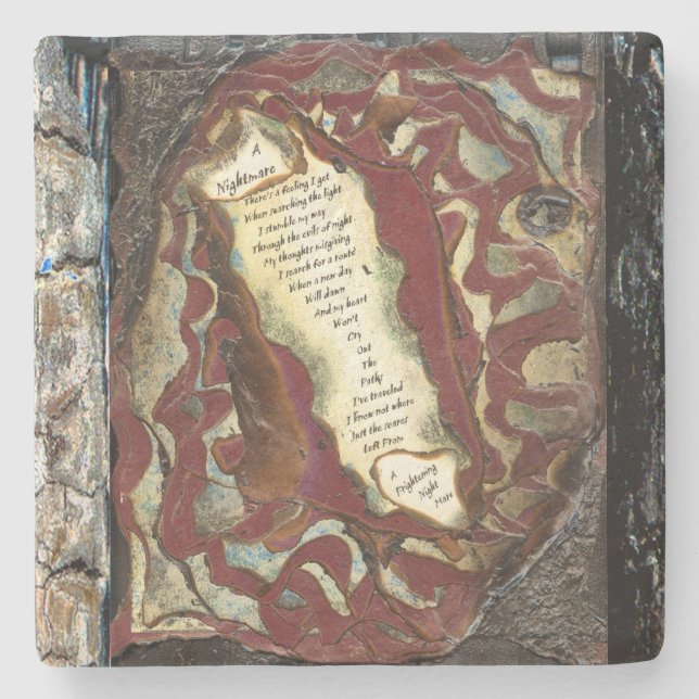 A Nightmare Stone Coaster (Front)