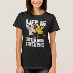 A Nimal Farmer Kids Dabbing R Ooster Dab Hen Chick T-Shirt