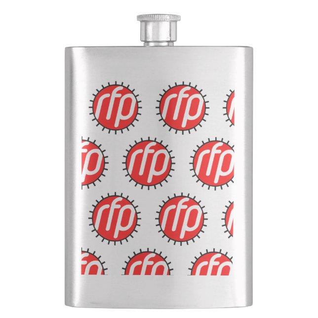 A Nip of RFP... Hip Flask (Front)
