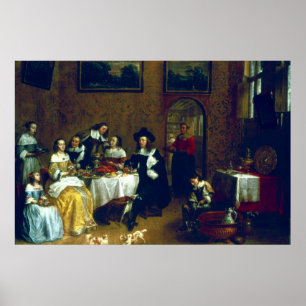 A Noble Family Dining Poster