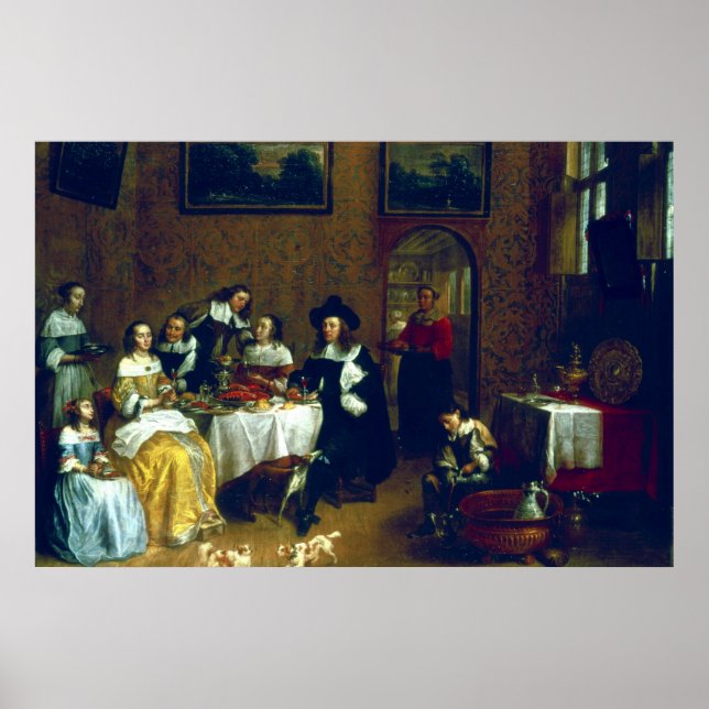 A Noble Family Dining Poster (Front)
