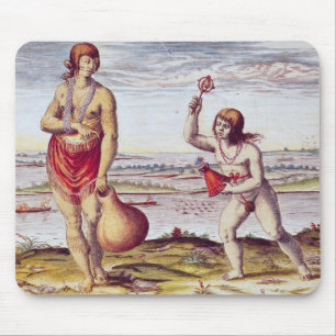 A Noblewoman from Pomeiooc Mouse Pad