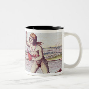 A Noblewoman from Pomeiooc Two-Tone Coffee Mug