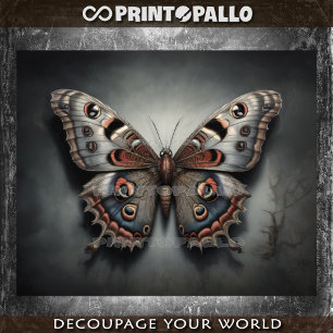 A nocturnal moth butterfly, like your thoughts -  tissue paper