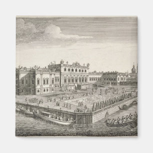 A North West View of the Summer Palace of Her Impe Magnet